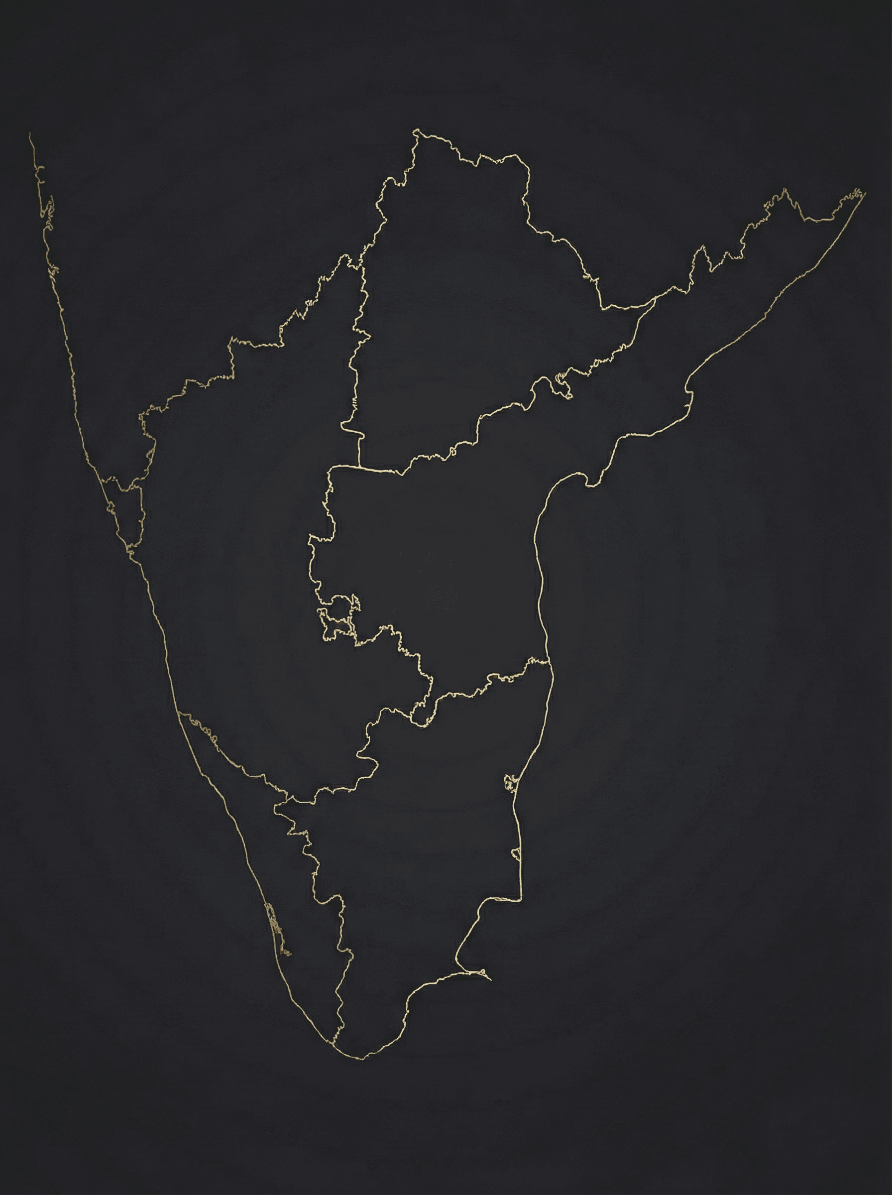 South India Map